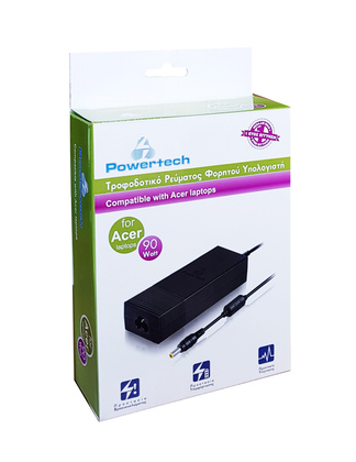 PT-57-1 POWERTECH τροφοδοτικό laptop PT-57 για Acer, 19V, 90W