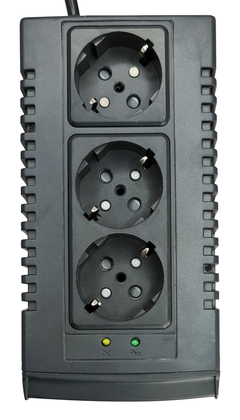 PT-AVR-1500-2 POWERTECH σταθεροποιητής ρεύματος PT-AVR-1500, 1500VA, 3x έξοδοι πρίζας