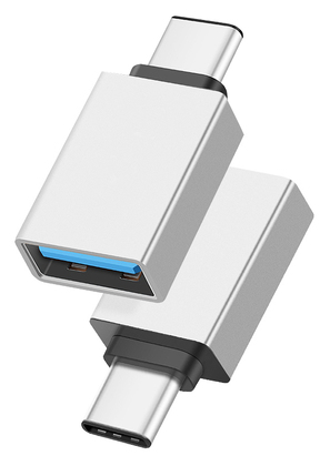 PTH-062 POWERTECH αντάπτορας USB-C σε USB 3.0 PTH-062, 5Gbps, ασημί