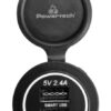 POWERTECH πρίζα USB για σκάφη & οχήματα PTL-003, 2x USB, 24W, IP65