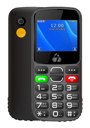 PTM-39 POWERTECH κινητό τηλέφωνο Sentry Eco II, 2.31", dual SIM, με κάμερα, μαύρο