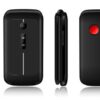 POWERTECH κινητό τηλέφωνο Sentry 2.8, 2.8", dual SIM, πλήκτρο SOS, μαύρο