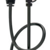 POWERTECH καλώδιο δικτύου PTR-0143 Cat 6a U/UTP, copper, slim, 2m, μαύρο