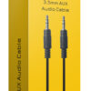 POWERTECH καλώδιο ήχου 3.5mm PTR-0145, AUX, CCS, 1.5m, μαύρο