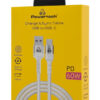POWERTECH καλώδιο USB-C σε USB PTR-0160, 60W, 480Mbps, 1m, λευκό