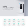 BOTSLAB smart κουδούνι με κάμερα R801, 3MP/2K, WiFi, 5000mAh