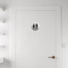 SEILFLECHTER πινακίδα WC γυναικών/ανδρών 972069, αυτοκόλλητη, Φ75mm