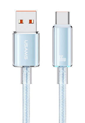 USAMS καλώδιο USB-C σε USB US-SJ658, 66W, 480Mbps, 1.2m, μπλε