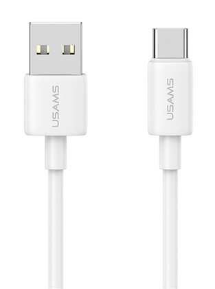 SJ708USB02 USAMS καλώδιο USB-C σε USB US-SJ708, 3A, 480Mbps, 1m, λευκό