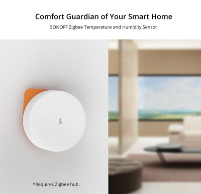 SONOFF smart αισθητήρας θερμοκρασίας & υγρασίας SNZB-02P, ZigBee