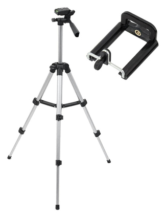 ST5B Τρίποδο φωτογράφισης ST5B, πτυσσόμενο, 33-106cm, μαύρο/ασημί