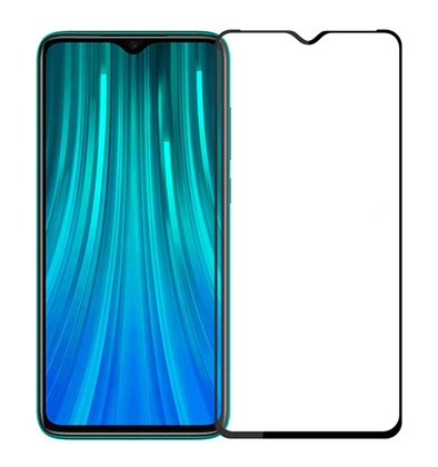 TGC-0363 POWERTECH Tempered Glass 5D, Full Glue, Xiaomi Redmi Note 8, μαύρο