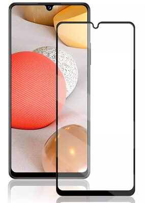 TGC-0444 POWERTECH Tempered Glass 5D Full Glue TGC-0444 για Samsung A42 5G, μαύρο