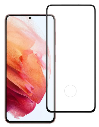 TGC-0480 POWERTECH tempered glass 3D, full glue, Samsung S21 5G, μαύρο