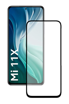 TGC-0520 POWERTECH tempered glass 5D TGC-0520, Xiaomi Mi 11X/11X Pro/11i, μαύρο