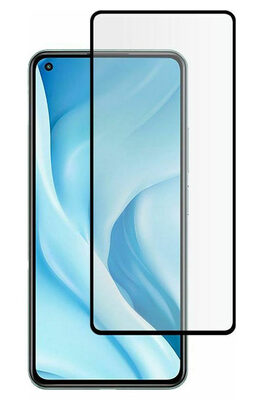 TGC-0523 POWERTECH tempered glass 5D TGC-0523 για Xiaomi Mi 11 Lite 4G/5G, μαύρο