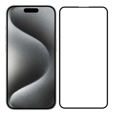 TGC-0660 POWERTECH tempered glass 5D TGC-0660 για iPhone 15 Pro Max, full glue