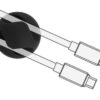 POWERTECH οργανωτές καλωδίων TIES-073, 2 θέσεις, Φ7mm, μαύρο, 10τμχ