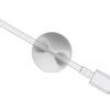 POWERTECH οργανωτές καλωδίων TIES-074, 1 θέση, Φ5mm, λευκό, 10τμχ