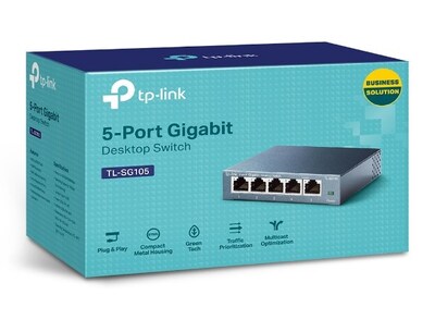 TL-SG105-2 TP-LINK Gigabit Switch TL-SG105, 5 θύρες, Ver. 8.0