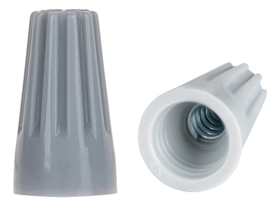 TOOL-0086 Σύνδεσμος καλωδίου twist-on P1 TOOL-0086, Φ8.6mmx15.2mm, γκρι, 25τμχ