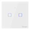 SONOFF smart διακόπτης ΤΧ-T2EU2C, αφής, Wi-Fi, διπλός, λευκός