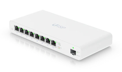 UISP-S UBIQUITI Switch UISP, 8-Port Gigabit, 10/100/1000 Mbps, PoE