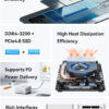 MINISFORUM mini PC UN1245, Intel i5-12450H, 16/512GB SSD, Windows 11 Pro