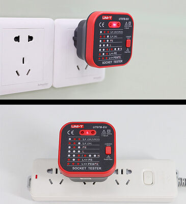 UNI-T tester πρίζας UT07B-EU, 230V, 50Hz