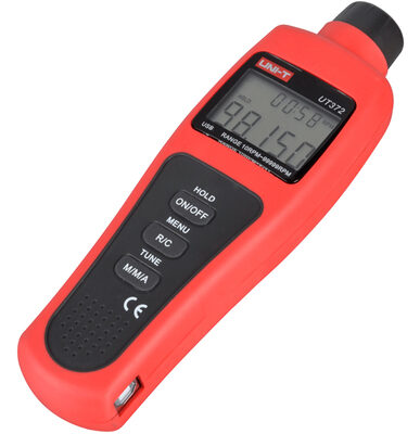 UNI-T ταχόμετρο UT372, με οθόνη LCD, USB