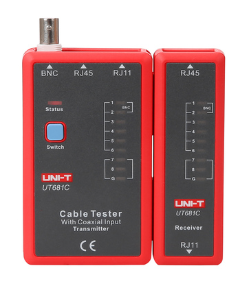 UT681C UNI-T tester καλωδίων δικτύου UT681C, RJ45/RJ11/BNC