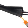BRATECK πλέγμα καλωδίων τύπου Flex Wrap VS-85, 100x8.5cm, μαύρο