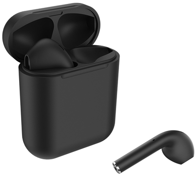 W10-BK CELEBRAT earphones με θήκη φόρτισης W10, True Wireless, 30/300mAh, μαύρα