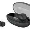 W32-BK CELEBRAT earphones με θήκη φόρτισης TWS-W32, True Wireless, Φ8mm, μαύρα