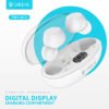 W32-WH-3 CELEBRAT earphones με θήκη φόρτισης TWS-W32, True Wireless, Φ8mm, λευκά
