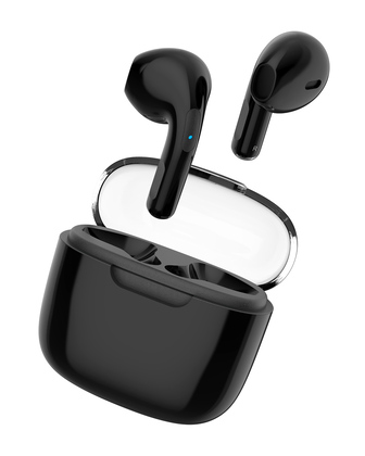 W52-BK CELEBRAT earphones με θήκη φόρτισης W52, True Wireless, Φ13mm, μαύρα