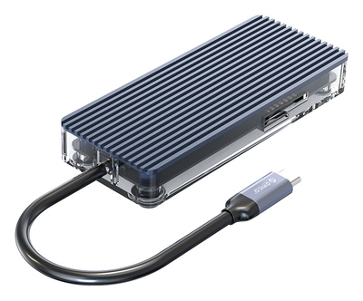 ORICO docking station WB-6TS, 6 θυρών, USB-C σύνδεση, 4K, γκρι