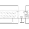 UNIARCH XVR υβριδικό καταγραφικό XVR-116G3, H.265/H.264, 5MP, 16 κανάλια