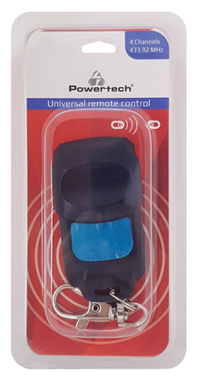 YET158-1 POWERTECH ασύρματο χειριστήριο YET158, 4 κανάλια, 433Mhz, face to face