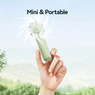 ZB288FS02-1 USAMS φορητός ανεμιστήρας ZB288 με 3 ταχύτητες, 1200mAh, λευκός