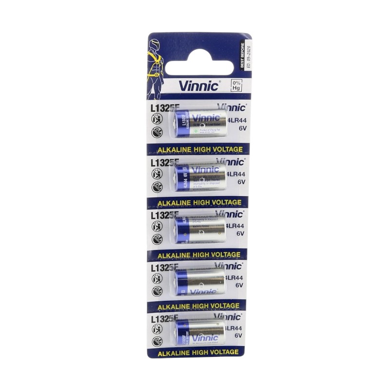 Αλκαλικές μπαταρίες - L1325E - 4LR44 - 6V - 5pcs - 001389