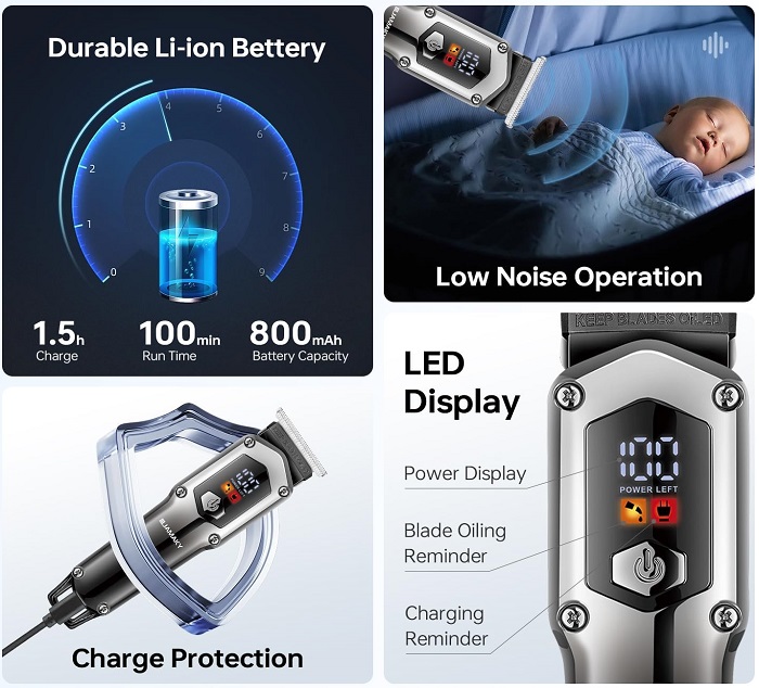 Κουρευτική μηχανή - JPC90038 - 003800 - Silver