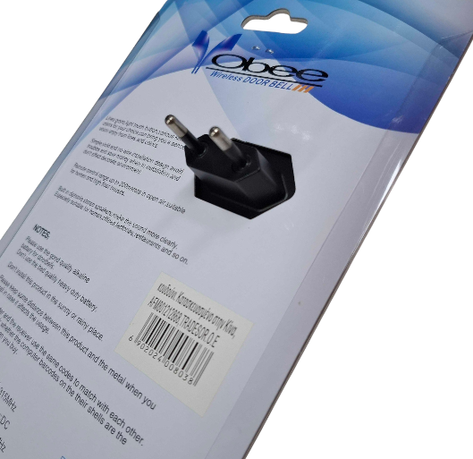 Ασύρματο κουδούνι πόρτας - VV9 - 008038 - Black