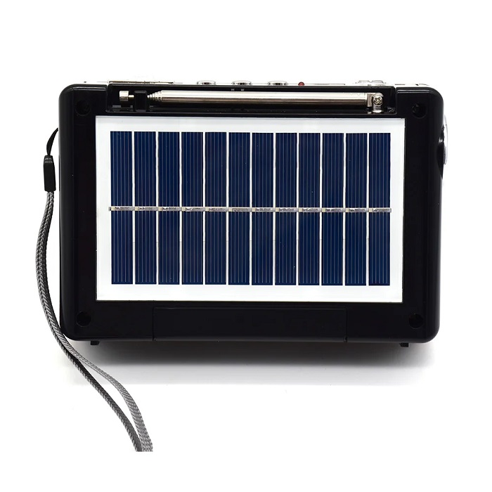 Επαναφορτιζόμενο ραδιόφωνο με ηλιακό πάνελ - XB-853BT - 008539 - Red