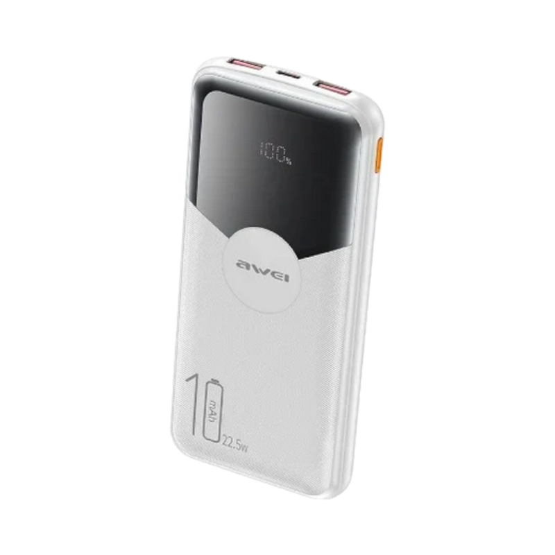 Powerbank - P63K - 10.000mah - 22.5W - AWEI - 009874 - White