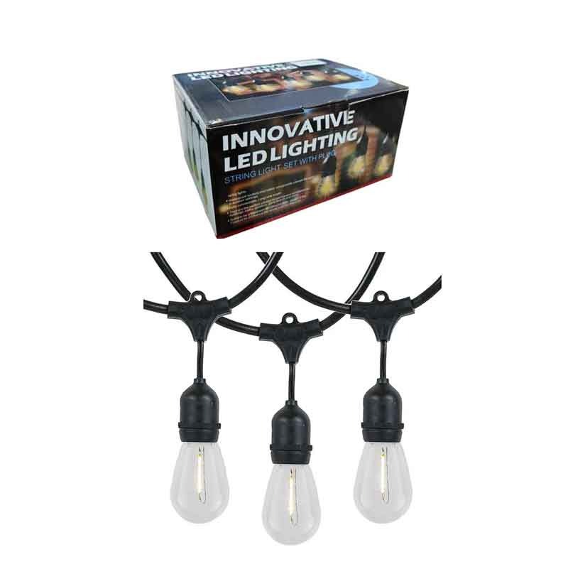 010056 Ηλιακή Γιρλάντα LED με 10 Λάμπες – Με Ηλιακό Πάνελ - Innovative LED lighting