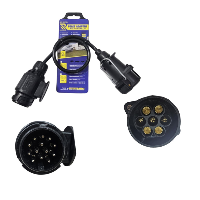 0111735 Rchang Αντάπτορας Τρέιλερ 13 Πιν σε 7 Πιν με Καλώδιο 40cm - Poles Adapter