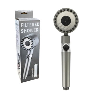 0119027-2 Τηλέφωνο Κεφαλή Ντους Μπάνιου με Φίλτρο - Turbocharged Shower Head
