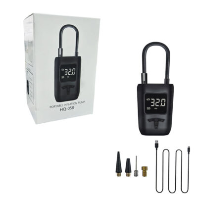 Φορητή Αντλία Αέρος με Οθόνη LED HQ-058 - Portable Inflation Pump