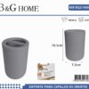 Θήκες οδοντόβουρτσας πλαστικές σε σετ 5Χ - Grey - 21608